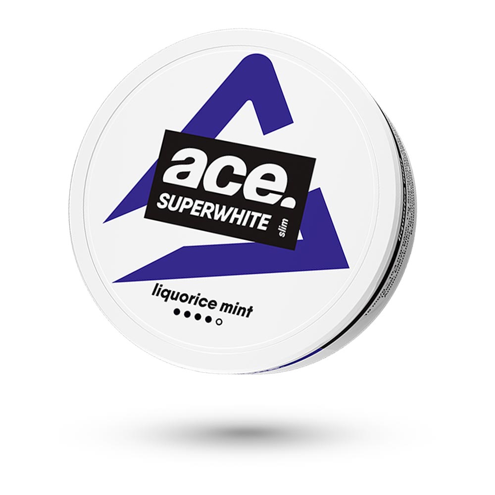 
                      
                        ACE Superwhite Liquorice Mint Slim Extra Strong
                      
                    