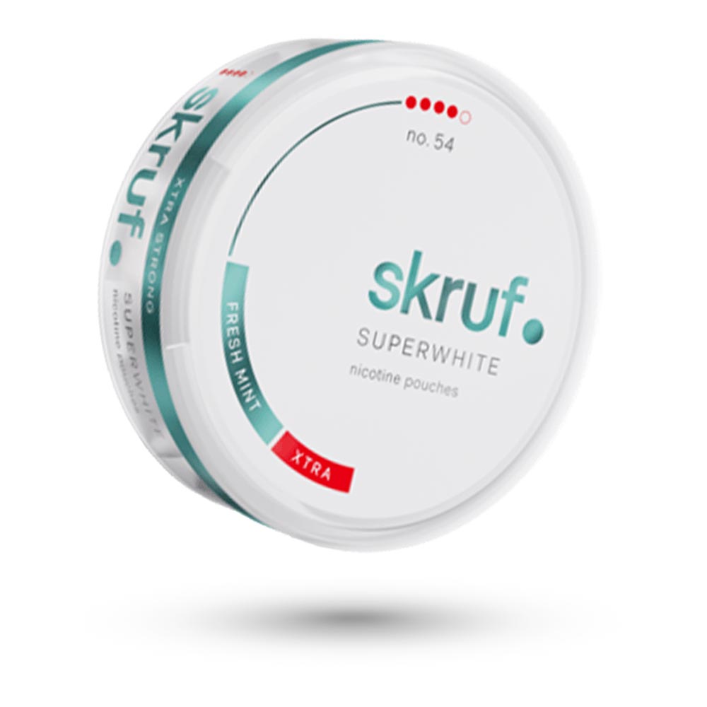 Skruf Superwhite No.54 Fresh Mint Xtra Strong