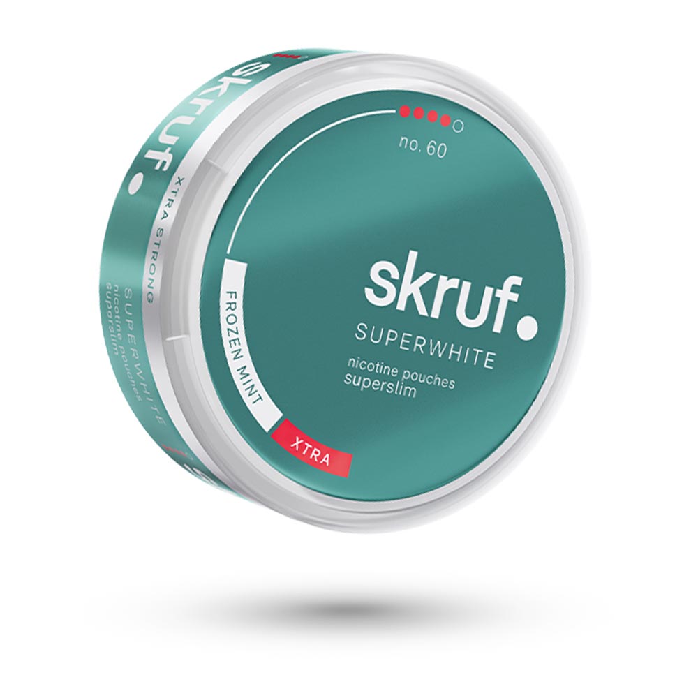 Skruf Superwhite No.60 Frozen Mint Superslim Xtra Strong